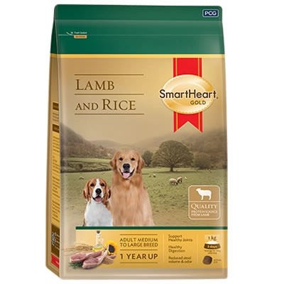 SmartHeart - SmartHeart Gold Lamb and Rice - สุนัขโต พันธุ์กลางถึงพันธุ์ใหญ่
