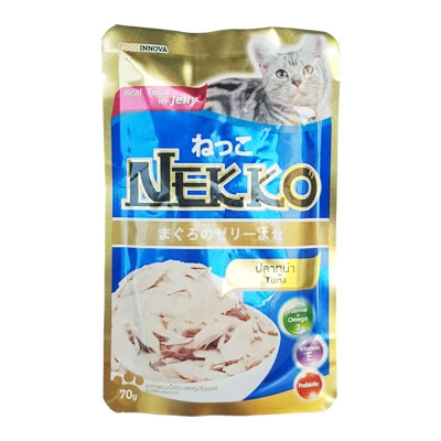 Nekko - ปลาทูน่าในเยลลี่ (น้ำเงิน)