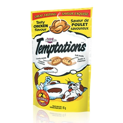 Whiskas - Temptations - Tasty Chicken (สีเหลือง)