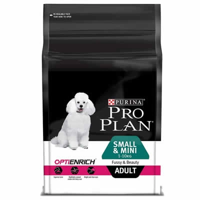 PRO PLAN - Small and Mini Adult Fussy and Beauty with OPTIENRICH