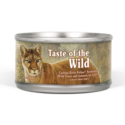 Taste of the Wild - Canyon River Feline Formula with Trout and Salmon in Gravy (กระป๋อง)