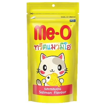 Me-O - ทรีตแมวมีโอ รสแซลมอน