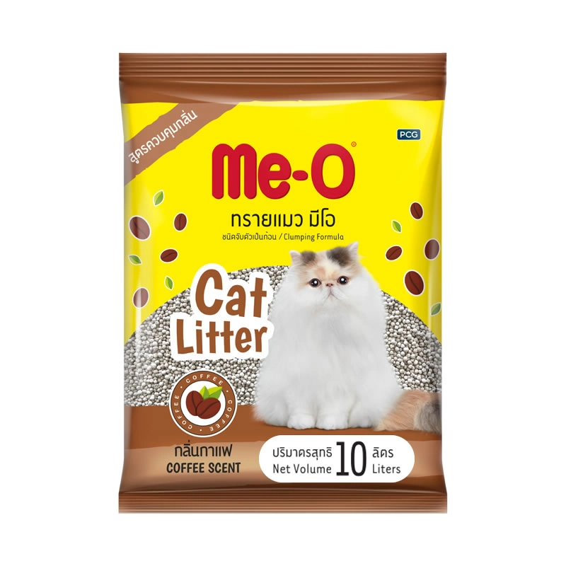 ทรายแมว Me-O ทรายแมวมีโอ กลิ่นกาแฟ [น้ำหนัก 10 ลิตร]