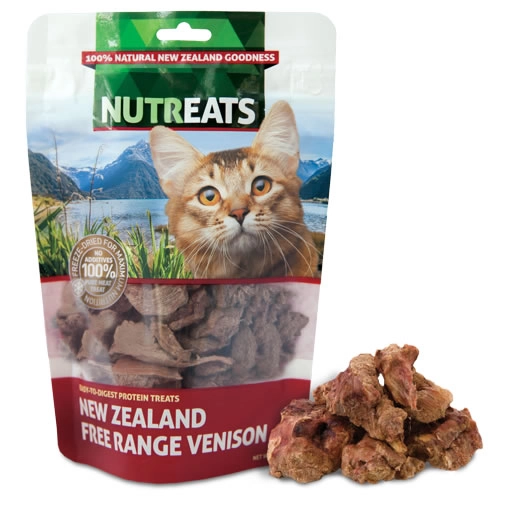 NUTREATS - NEW ZEALAND FREE RANGE VENISON FELINE