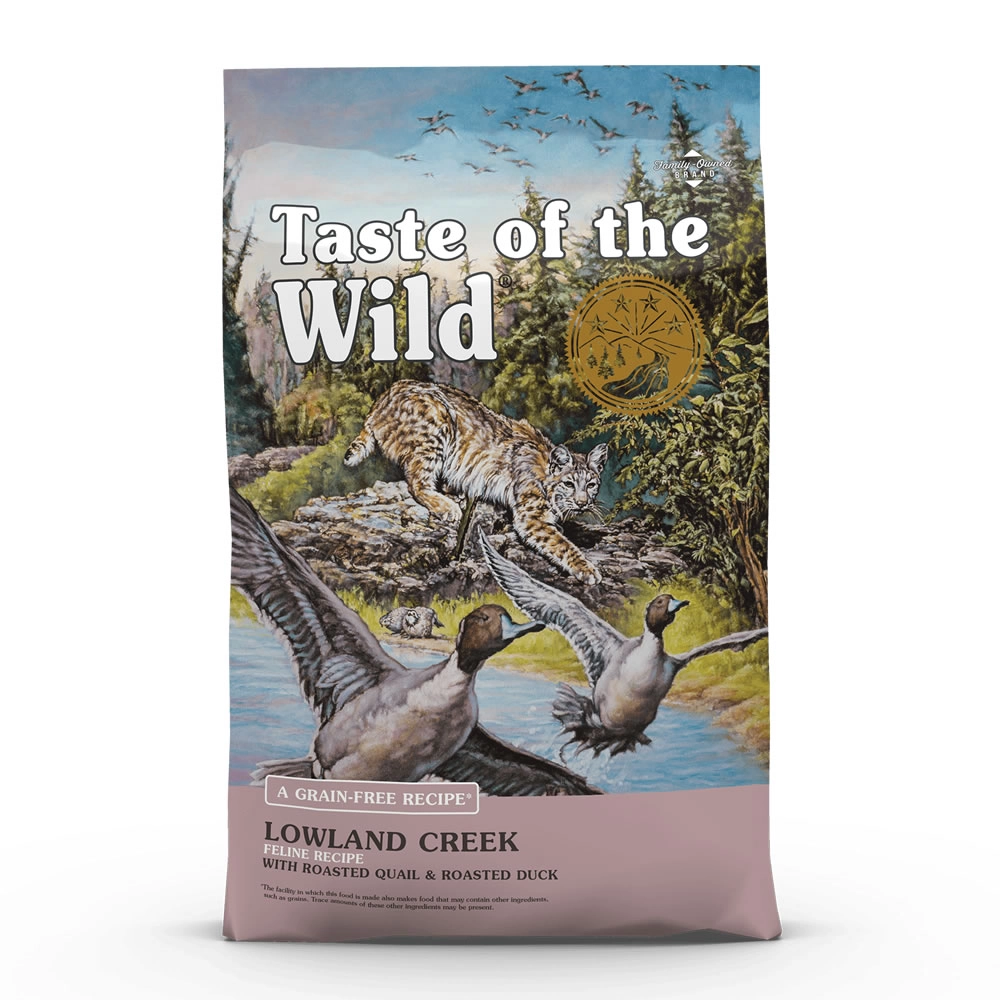 Taste of the Wild - Lowland Creek Feline Recipe with Roasted Quail & Roasted Duck