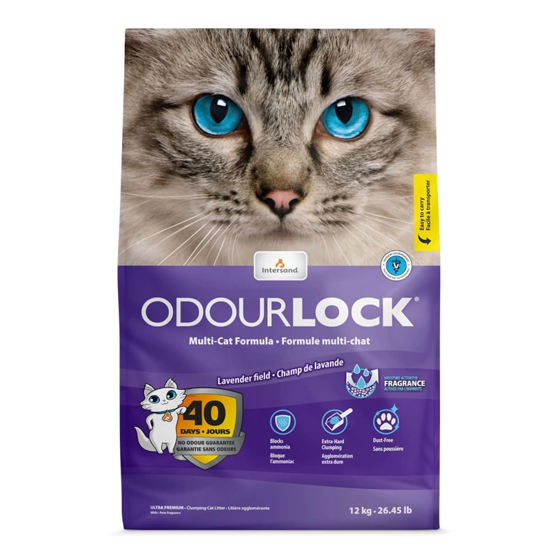 Odour Lock - ทรายแมวอัลตราพรีเมี่ยม - Lavender (ม่วง)