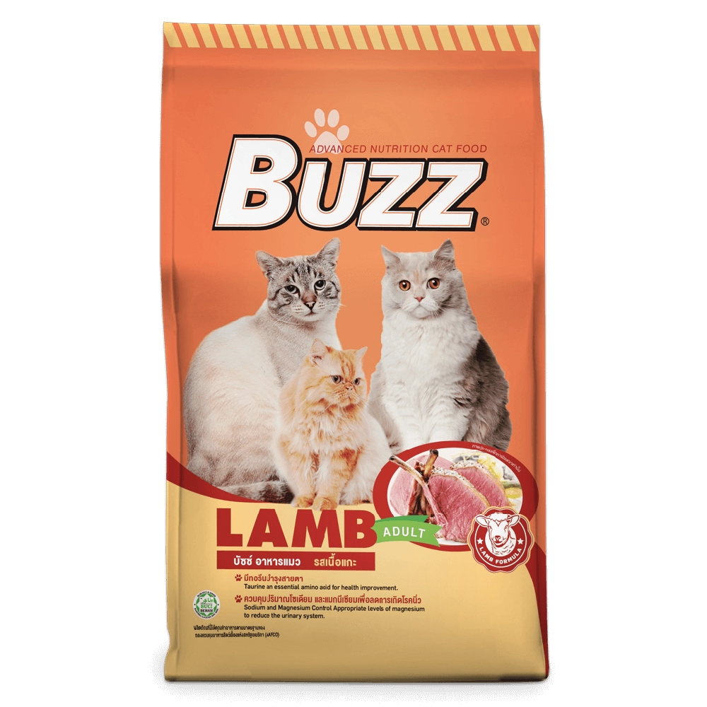 Buzz - Adult Cat - Balance Nutrition - Lamb Flavour