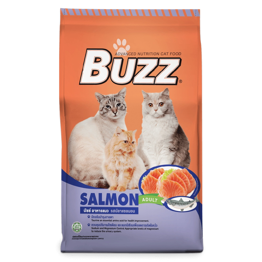 Buzz - Adult Cat - Balance Nutrition - Salmon Flavour