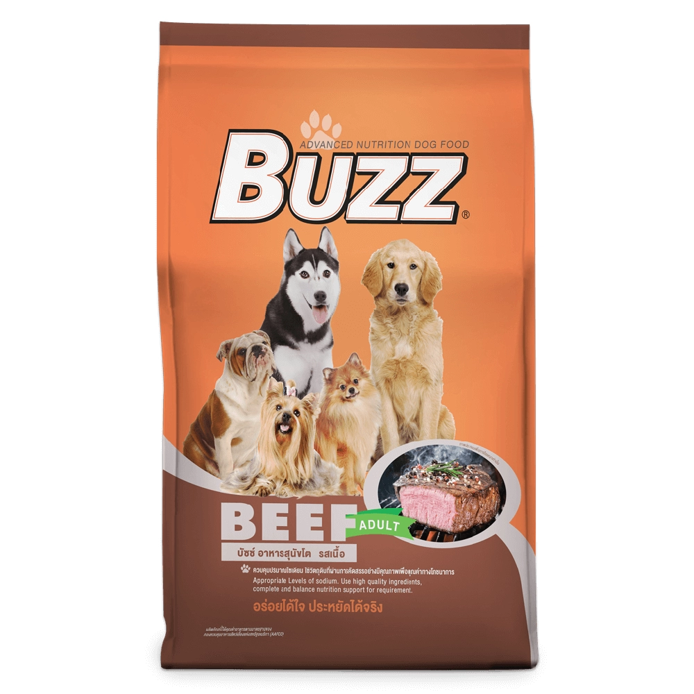 Buzz - Adult - Balanced Nutrition - Beef Flavour 