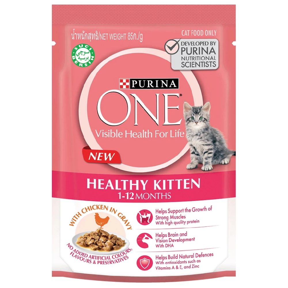 Purina ONE - Healthy Kitten 1-12 months Pouch