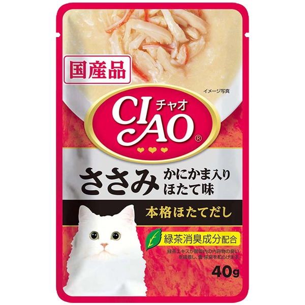 CIAO - CIAO Pouch - Chicken Fillet with Crabstick Scallop Flavor (IC-209)