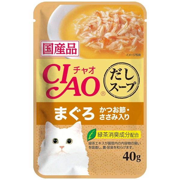 CIAO - CIAO Soup Pouch - Chicken Fillet & Maguro Topping Dried Bonito (IC-216)