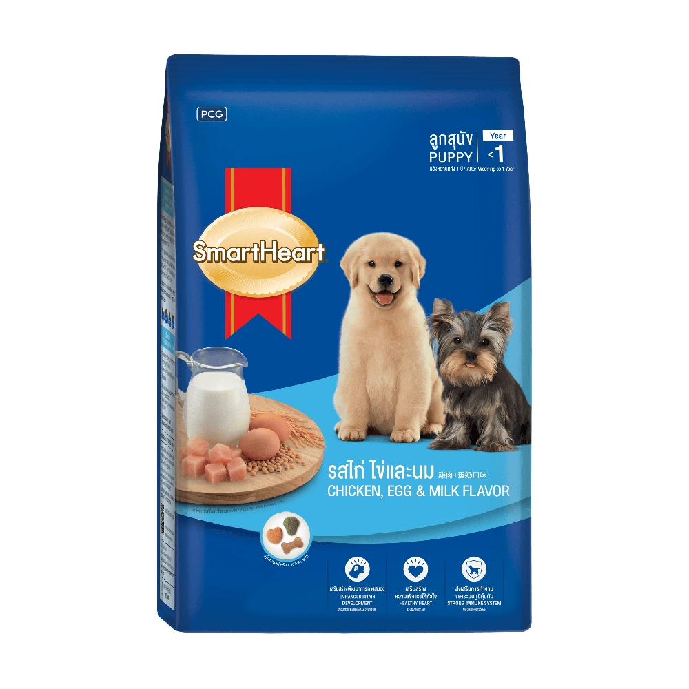 SmartHeart - ลูกสุนัข รสไก่ ไข่ และนม