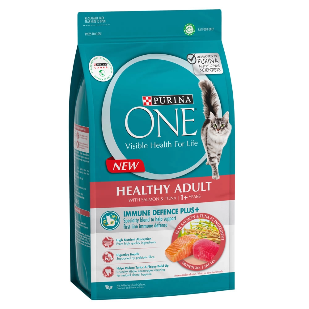 Purina ONE - สูตรปลาแซลมอนและปลาทูน่า